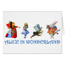 ALICE IN WONDERLAND & FRIENDS CARD