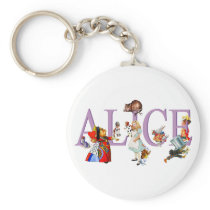 ALICE IN WONDERLAND & FRIENDS KEYCHAINS