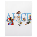 ALICE IN WONDERLAND & FRIENDS LETTERHEAD DESIGN