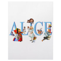 ALICE IN WONDERLAND & FRIENDS LETTERHEAD DESIGN