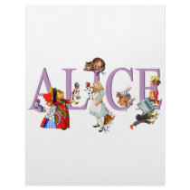 ALICE IN WONDERLAND & FRIENDS CUSTOM LETTERHEAD