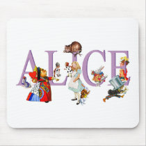 ALICE IN WONDERLAND & FRIENDS MOUSEPAD