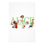 ALICE IN WONDERLAND & FRIENDS STATIONERY DESIGN
