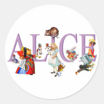 ALICE IN WONDERLAND & FRIENDS STICKERS