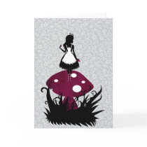 Alice in Wonderland Greeting Card