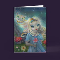 Alice in Wonderland Greeting Card cards