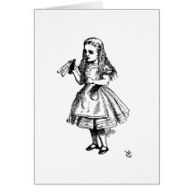 Alice in Wonderland Greeting Card