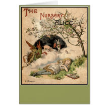 Alice in Wonderland Greeting Card