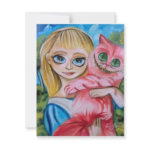 ALICE IN WONDERLAND invitation
