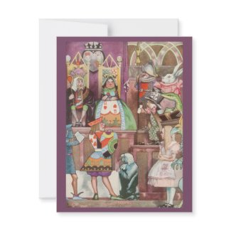 Alice in Wonderland invitation