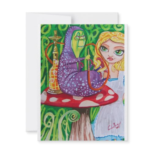ALICE IN WONDERLAND invitation