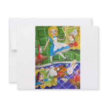 ALICE IN WONDERLAND invitations