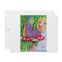 ALICE IN WONDERLAND invitations
