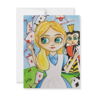 ALICE IN WONDERLAND invitation