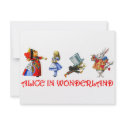 ALICE IN WONDERLAND invitation