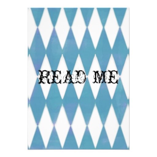 Alice in Wonderland Invitation