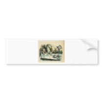 Alice in Wonderland: It's a Mad Tea Party bumper stickers