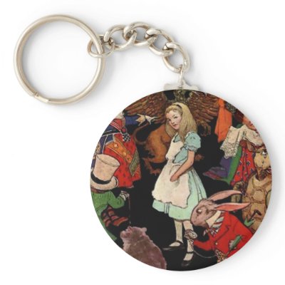 Alice in Wonderland Key Chains by MyOtherPlanet