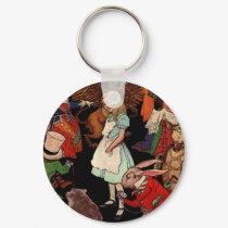 Alice in Wonderland keychains