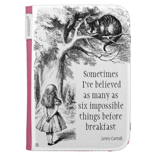 Alice In Wonderland Kindle Case
