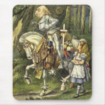 Alice in Wonderland King in Shining Armor mousepads