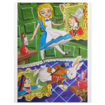ALICE IN WONDERLAND LETTERHEAD DESIGN