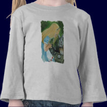 Alice in Wonderland Long Sleeve Toddler T-Shirt by katerinaart Alice in Wonderland Long Sleeve Toddler T-Shirt