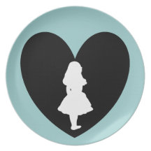 Alice in Wonderland Love Plate