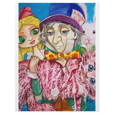 ALICE IN WONDERLAND MAD HATTER FULL COLOR FLYER by gordonbruce