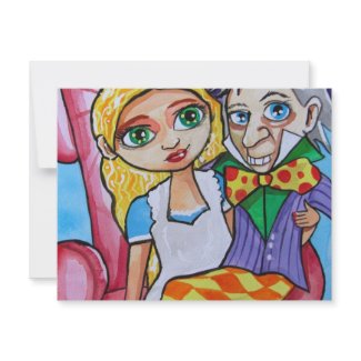 ALICE IN WONDERLAND MAD HATTER invitation