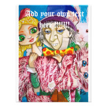 ALICE IN WONDERLAND MAD HATTER invitations