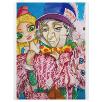 ALICE IN WONDERLAND MAD HATTER CUSTOMIZED LETTERHEAD