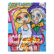 ALICE IN WONDERLAND MAD HATTER invitations