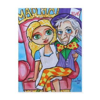 ALICE IN WONDERLAND MAD HATTER postcard