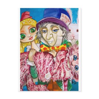 ALICE IN WONDERLAND MAD HATTER postcard