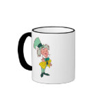 Alice in Wonderland Mad Hatter standing talking Coffee Mugs