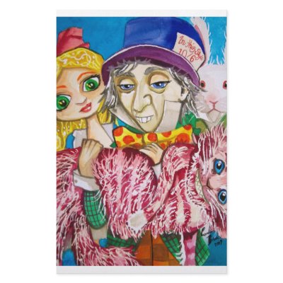 ALICE IN WONDERLAND MAD HATTER STATIONERY PAPER by gordonbruce