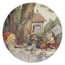 Alice in Wonderland Mad Tea Party Plate