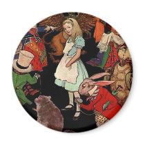 Alice in Wonderland magnets