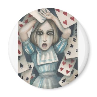 Alice in wonderland magnet