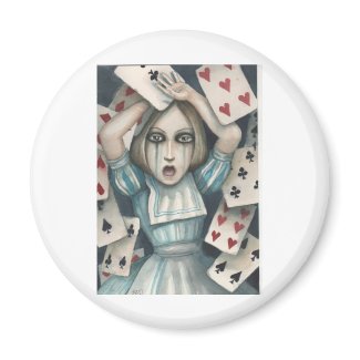 Alice in wonderland magnet