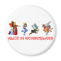 ALICE IN WONDERLAND FRIDGE MAGNET