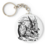 Alice in Wonderland; Mock Turtle, Gryphon, Alice Keychain