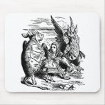 Alice in Wonderland; Mock Turtle, Gryphon, Alice Mouse Pad