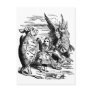 Alice in Wonderland; Mock Turtle, Gryphon, Alice Postcard