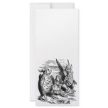 Alice in Wonderland; Mock Turtle, Gryphon, Alice Rack Card