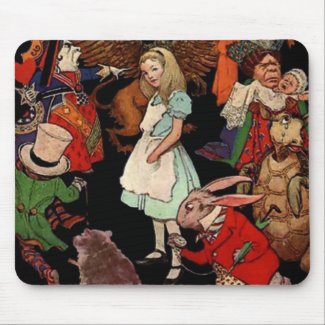 Alice in Wonderland mousepad
