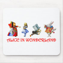 ALICE IN WONDERLAND MOUSE PADS