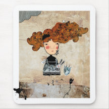 Alice in Wonderland Mousepad by Krize