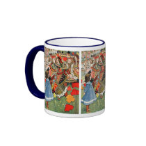 Alice in Wonderland mugs by MyOtherPlanet Alice in Wonderland mugs